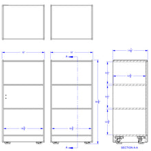 Load image into Gallery viewer, Jonti-Craft® Mobile Triple Fold-n-Lock - MMEE Distributors
