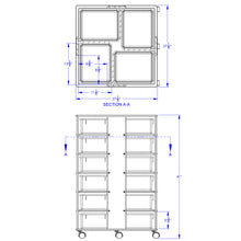 Load image into Gallery viewer, Jonti-Craft® 24 Tub Tower - with Clear Tubs - MMEE Distributors
