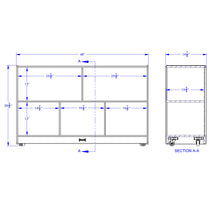 Load image into Gallery viewer, Jonti-Craft® Low Single Mobile Storage Unit - See-Thru Back - MMEE Distributors
