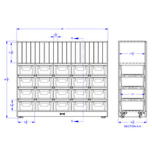 Load image into Gallery viewer, Jonti-Craft® Classroom Organizer - with Colored Cubbie-Trays - MMEE Distributors
