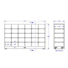 Load image into Gallery viewer, Jonti-Craft® 30 Cubbie-Tray Mobile Storage - without Trays - MMEE Distributors
