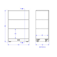 Load image into Gallery viewer, Jonti-Craft® Space-Saver Mobile Straight-Shelf - MMEE Distributors

