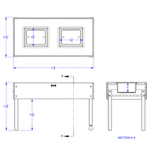 Load image into Gallery viewer, Jonti-Craft® 2 Tub Sensory Table - MMEE Distributors
