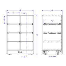 Load image into Gallery viewer, Jonti-Craft® 8 Cubbie-Tray Mobile Unit - without Trays - MMEE Distributors
