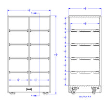 Load image into Gallery viewer, Jonti-Craft® 10 Cubbie-Tray Mobile Unit - without Trays - MMEE Distributors
