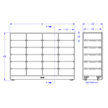 Load image into Gallery viewer, MapleWave® 24 Paper-Tray Mobile Storage - without Paper-Trays - MMEE Distributors
