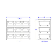 Load image into Gallery viewer, Jonti-Craft® Cubbie-Tray Storage Rack - with Clear Cubbie-Trays - MMEE Distributors

