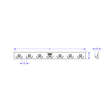 Load image into Gallery viewer, Jonti-Craft® Wall Mount Coat Rail - 7 Hooks - MMEE Distributors
