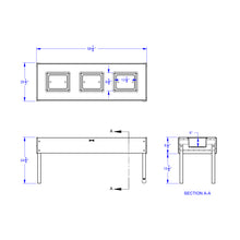 Load image into Gallery viewer, Jonti-Craft® 3 Tub Sensory Table - MMEE Distributors
