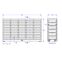 Load image into Gallery viewer, Jonti-Craft® 30 Paper-Tray Mobile Storage - with Clear Paper-Trays - MMEE Distributors
