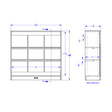 Load image into Gallery viewer, MapleWave® Short Bookcase - RTA - MMEE Distributors
