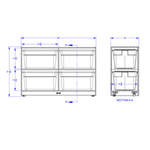 Load image into Gallery viewer, Jonti-Craft® Jumbo Tote Storage – with Clear Jumbo Totes + Lids - MMEE Distributors
