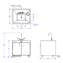Load image into Gallery viewer, Jonti-Craft® Clean Hands Helper without Heater - 26&quot; Counter - Plastic Sink - MMEE Distributors
