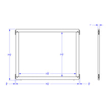 Load image into Gallery viewer, KYDZ Suite® Panel - E-height - 36&quot; Wide - See-Thru - MMEE Distributors

