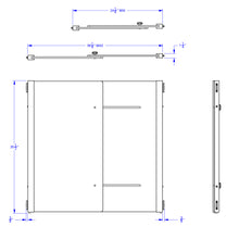 Load image into Gallery viewer, KYDZ Suite® Accordion Panel - A-height - 24&quot; To 36&quot; Wide - Plywood - MMEE Distributors
