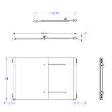 Load image into Gallery viewer, KYDZ Suite® Accordion Panel - T-height - 24&quot; To 36&quot; Wide - Plywood - MMEE Distributors
