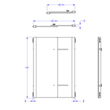 Load image into Gallery viewer, KYDZ Suite® Accordion Panel - A-height - 16&quot; To 24&quot; Wide - Plywood - MMEE Distributors
