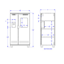 Load image into Gallery viewer, TrueModern® Play Kitchen Fridge - MMEE Distributors
