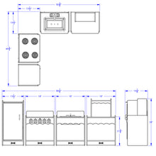 Load image into Gallery viewer, Jonti-Craft® Toddler Contempo Kitchen 4 Piece Set - MMEE Distributors

