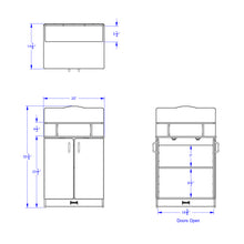 Load image into Gallery viewer, MapleWave® Culinary Creations Kitchen Cupboard - MMEE Distributors
