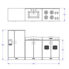 Load image into Gallery viewer, Jonti-Craft® Culinary Creations Play Kitchen 3 Piece Set - MMEE Distributors
