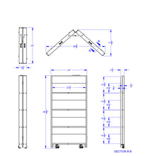 Load image into Gallery viewer, Jonti-Craft® Mobile Library Bookcase - 2 Sections - MMEE Distributors
