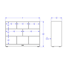 Load image into Gallery viewer, Rainbow Accents® Super-Sized Single Mobile Storage Unit - Yellow - MMEE Distributors
