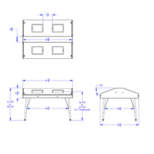 Load image into Gallery viewer, Jonti-Craft® Quad Tablet Table - Stationary - MMEE Distributors
