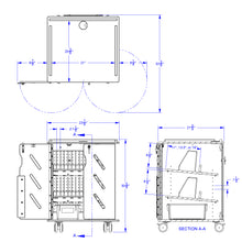 Load image into Gallery viewer, Jonti-Craft® Laptop and Tablet Storage Cart - MMEE Distributors
