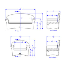 Load image into Gallery viewer, Jonti-Craft® Komfy Sofa + Chair Set - MMEE Distributors
