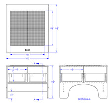 Load image into Gallery viewer, Jonti-Craft® KYDZ Building Table - Traditional Brick Compatible - with Colored Tubs - MMEE Distributors
