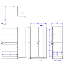 Load image into Gallery viewer, Rainbow Accents® Classroom Closet Deluxe - Purple - MMEE Distributors

