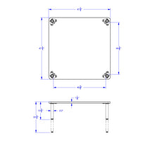 Load image into Gallery viewer, Jonti-Craft® Purpose+ Square Table - 48&quot; x 48&quot; - MMEE Distributors
