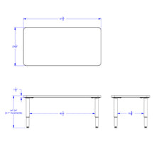 Load image into Gallery viewer, Jonti-Craft® Purpose+ Rectangle Table - 24&quot; x 48&quot; - MMEE Distributors
