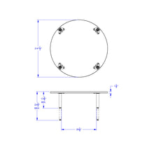 Load image into Gallery viewer, Jonti-Craft® Purpose+ Round Table - 48&quot; Diameter - MMEE Distributors
