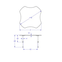 Load image into Gallery viewer, Jonti-Craft® Purpose+ Four Leaf Table - MMEE Distributors
