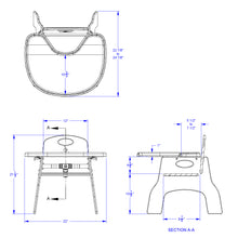 Load image into Gallery viewer, Jonti-Craft® High Chairries® Premium Tray - 11&quot; Seat Height - MMEE Distributors
