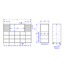 Load image into Gallery viewer, Young Time® Sectional Cubbie-Tray Storage - without Bins - MMEE Distributors
