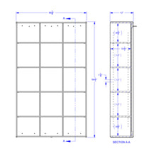 Load image into Gallery viewer, Young Time® Tall Adjustable Shelf Bookcase - MMEE Distributors

