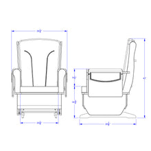 Load image into Gallery viewer, Jonti-Craft® Glider Rocker - Blue Cushions - MMEE Distributors
