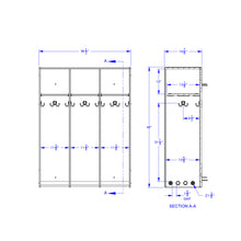 Load image into Gallery viewer, Jonti-Craft® 3 Section Hanging Locker - without Tubs - MMEE Distributors
