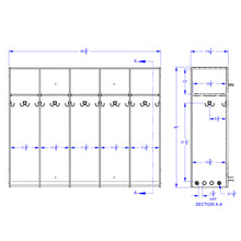 Load image into Gallery viewer, Jonti-Craft® 5 Section Hanging Locker - without Tubs - MMEE Distributors
