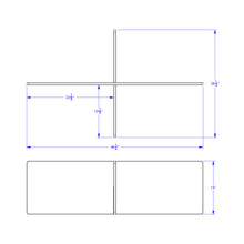 Load image into Gallery viewer, Berries® Study Carrel - 4 Carrels - Small - Oak/Black - MMEE Distributors
