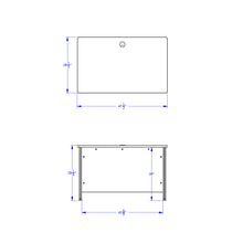 Load image into Gallery viewer, Berries® Teachers&#39; 48&quot; Desk - Maple/Black - MMEE Distributors
