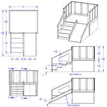 Load image into Gallery viewer, Jonti-Craft® Tiny Tots Loft - 12-24 Months - without Bins - MMEE Distributors
