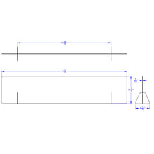 Load image into Gallery viewer, Jonti-Craft® See-Thru Table Divider Shields - Center Divider - 71.5&quot; x 8&quot; x 16&quot; - MMEE Distributors
