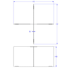 Load image into Gallery viewer, Jonti-Craft® See-Thru Table Divider Shields - 4 Station - 47.5&quot; x 47.5&quot; x 24&quot; - MMEE Distributors
